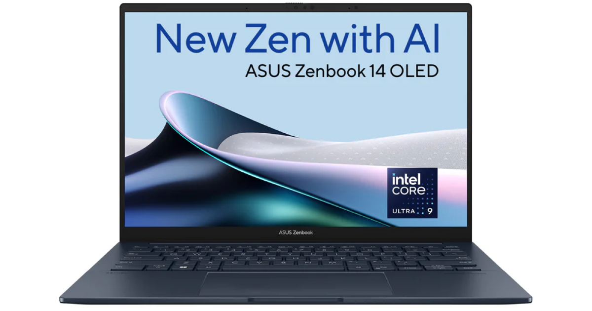 Zenbook 14 OLED Intel® Core™ Ultra 9 Processor 185H - Series 1 | 14 OLED TouchScreen 3K thin & light | Ponder Blue | Windows 11 Home Laptop Zenbook 14 OLED Intel® Core™ Ultra 9 Processor 185H - Series 1 | 14 OLED TouchScreen 3K thin & light | Ponder Blue | Windows 11 Home Laptop